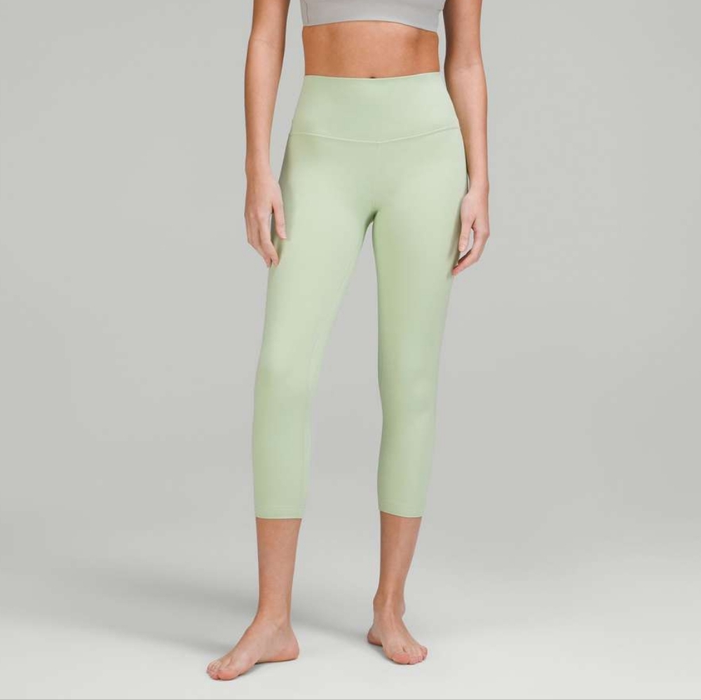 Lululemon Align High-Rise Crop Legging 23" in Creamy Mint Neon